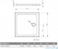 Radaway Doros C Stone brodzik 100x100 kaszmirowy SDRC1010-01-84S