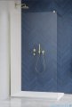 Radaway Modo X Brushed Gold II kabina Walk-in 145x200 złoty szczotkowany/przejrzyste 10mm 389345-99-01