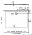 Novellini Kali A brodzik prostokątny 70x80x5,5cm MNS70806-30