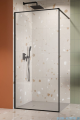 Radaway Modo F II Black kabina Walk-in 120x201cm Czarna szkło przejrzyste 10409124-54-01
