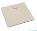 Schedpol Schedline Protos Cashmere Stone brodzik kwadratowy 80x80x3,5cm 3SP.P2K-8080/PK/ST-M1/PK/ST