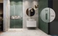 Radaway Furo SL Brushed Nickel kabina Walk-in 90x200cm prawa szczotkowany nikiel 10306488-91-01R/10110444-01-01