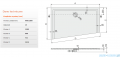 Sanplast Space Mineral BTL-M/SPACE brodzik trapezowaty 90x120x1,5 cm lewy 645-290-1500-01-000