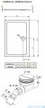 Radaway Torrenta Kdd Kabina prysznicowa 80x100 szkło grafitowe + brodzik Doros D + syfon 32273-01-05NR