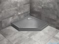 Radaway Doros Pt Compact Stone brodzik pięciokątny 80x80x11,5cm antracyt SDRPT8080-05-64S