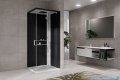 Novellini Glax 2 2.0 kabina z hydromasażem 80x80 prawa biała G22GF80DM1-1UH