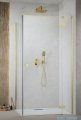Radaway Essenza Kdj Gold kabina 80x110cm prawa szkło przejrzyste 1385043-09-01R/1384053-01-01