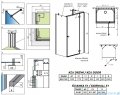 Radaway Essenza Brushed Copper Kdj+S kabina 90x120x90cm prawa szczotkowana miedź 1384050-01-01/1385024-93-01R/1384050-01-01