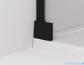 SanSwiss Cadura Black Line drzwi wahadłowe 75cm jednoczęściowe lewe z profilem przyściennym czarny mat CA1CG0750607