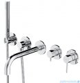Omnires Y bateria wannowa 5-otworowa podtynkowa z długą wylewką chrom Y1237/1CR
