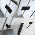 Radaway Essenza New Black Kdj kabina 80x70cm prawa szkło przejrzyste 385043-54-01R/384048-54-01
