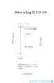 Oltens Jog bateria umywalkowa wysoka chrom 32503100