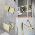 Radaway Essenza 8 Brushed Gold Kdj kabina 110x110cm lewa szczotkowane złoto 10480712-01-01L/10470337-99-01L/10113110-01-01