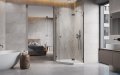 Radaway Essenza Pro Brushed GunMetal Ptj kabina pięciokątna 100x80 prawa szczotkowany grafit 10100000-92-01R/10100800-01-01