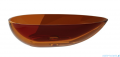 Besco Neya Earth Rust + maskownica biała umywalka nablatowa 60x35x15cm #UMN-60-ERW