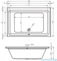 Riho Castello wanna prostokątna 180x120cm z hydromasażem BLISS lewa B064012005