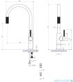 Omnires Switch bateria kuchenna do podłączenia zestawu filtrującego miedź antyczna szczotkowana SW9057ORB