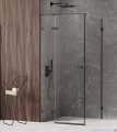 New Trendy Avexa Black kabina prostokątna 90x80x200 cm przejrzyste lewa EXK-1574
