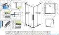 Radaway Furo SL KDD kabina 80x110cm chrom połysk/szkło przejrzyste 10305080-01-01L/10305110-01-01R