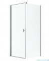 Radaway Nes Kdj I Brushed Nickel kabina 90x80cm lewa szczotkowany nikiel 10022090-91-01L/10039080-01-01