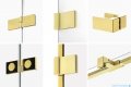 New Trendy Avexa Gold Shine drzwi wnękowe 120x200 cm przejrzyste lewe EXK-1638
