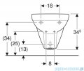 Geberit Selnova Compact bidet wiszący biały 500.368.01.7