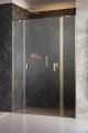 Radaway Nes Dwjs Brushed Gold drzwi wnękowe 140cm prawe szczotkowane złoto 10038140-99-01R
