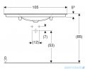 Geberit One Umywalka meblowa z otworem na baterię 105x48cm KeraTect 505.010.01.4