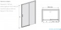 Sanplast Free Zone D2L(P)/FREEZONE drzwi przesuwne 160x190 cm prawe czarny matowy 600-271-3240-59-401
