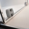 Radaway Furo Brushed GunMetal kabina Walk-in 90x200cm lewa szczotkowany grafit 10106488-92-01L/10110444-01-01