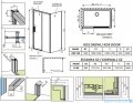 Radaway Idea Kds kabina prysznicowa 130x80 lewa przejrzyste 10115130-01-01L/10117080-01-01