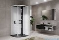 Novellini Glax 2 2.0 kabina z hydromasażem 100x100 czarna G22R100M1-1HU