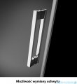 Radaway Idea 8 QL Kdj kabina 100x80cm lewa szkło przejrzyste 10550517-01-01L/10350453-01-01/10360080-01-01R