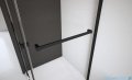 Radaway Nes 8 Black Dws I drzwi wnękowe 130cm prawe czarny mat/szkło przejrzyste 10078110-54-01R/10078113-01-01