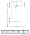 Radaway Teos F brodzik 180x100cm czarny HTF180100-54