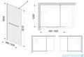 Sanplast Free Line II P/FREEII Kabina walk-in 100x200 cm czarny matowy 600-261-0440-59-401