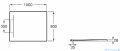 Roca Pyros 100x80cm brodzik prostokątny kompozyt Stonex beżowy AP9013E832003650