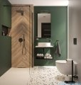 Deante Peonia Zero nero podtynkowy zestaw WC z miską + deską wolnoopadającą + przycisk czarny mat CDEN6ZPW