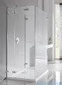 Radaway Euphoria KDJ P Kabina przyścienna 100x100x100 lewa szkło przejrzyste + brodzik Delos C + syfon