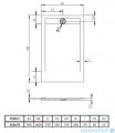 Radaway Teos F brodzik 160x70cm biały HTF16070-04