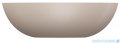 Omnires Shell M+ umywalka nablatowa 50x35 cm dune beige mat SHELL500UNDB