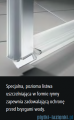 Kermi Cada XS drzwi wahadłowe 2-skrzydłowe 105 cm CKPTD10520VPK