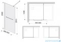 Sanplast Free Line II P/FREEII Kabina walk-in 90x200 cm czarny matowy 600-261-0430-59-401
