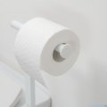 Sealskin Square stojak na papier toaletowy ze szczotką do WC metalowy biały 362373610