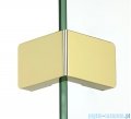 New Trendy Eventa Gold Shine kabina prysznicowa przyścienna 90x100x200 przejrzyste Lewa Złoty połysk EXK-4802