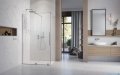 Radaway Furo Kdj Brushed Nickel kabina 90x120cm lewa szczotkowany nikiel 10104472-91-01L/10110430-01-01/10113120-01-01