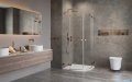 Radaway Essenza Pro Brushed Copper Pdd kabina 90x90cm szczotkowana miedź 10095090-93-01L/10095090-93-01R
