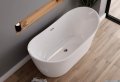 Bravat wanna wolnostojąca 180x80 biała BT101-18