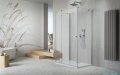 Radaway Essenza Brushed Nickel Kdj+S kabina 75x120x75cm lewa szczotkowany nikiel 1384049-01-01/1385024-91-01L/1384049-01-01