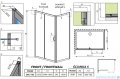 Radaway Premium Plus DWJ+S kabina prysznicowa 105x70cm szkło przejrzyste 33305-01-01N/33401-01-01N